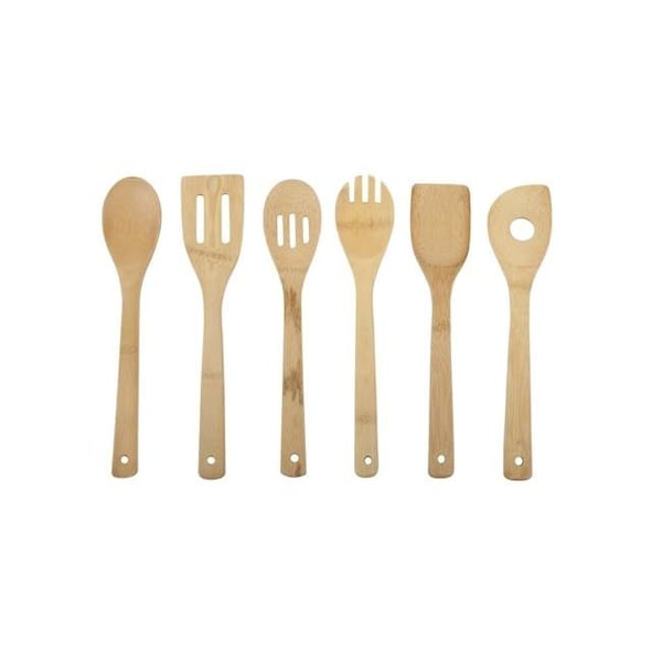 Core Kitchen Core Kitchen 6011318 2.5 x 11.8 in. Natural Bamboo Utensil Set 6011318 - main